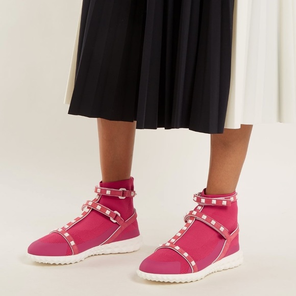 Rockstud body-tech high-top trainers 36 - Picture 3 of 8